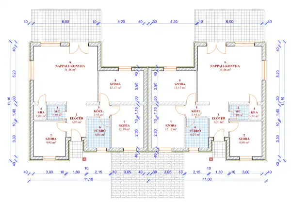 Eladó újépítésű ikerház, Tura 4 szoba 85 m² 49.9 M Ft