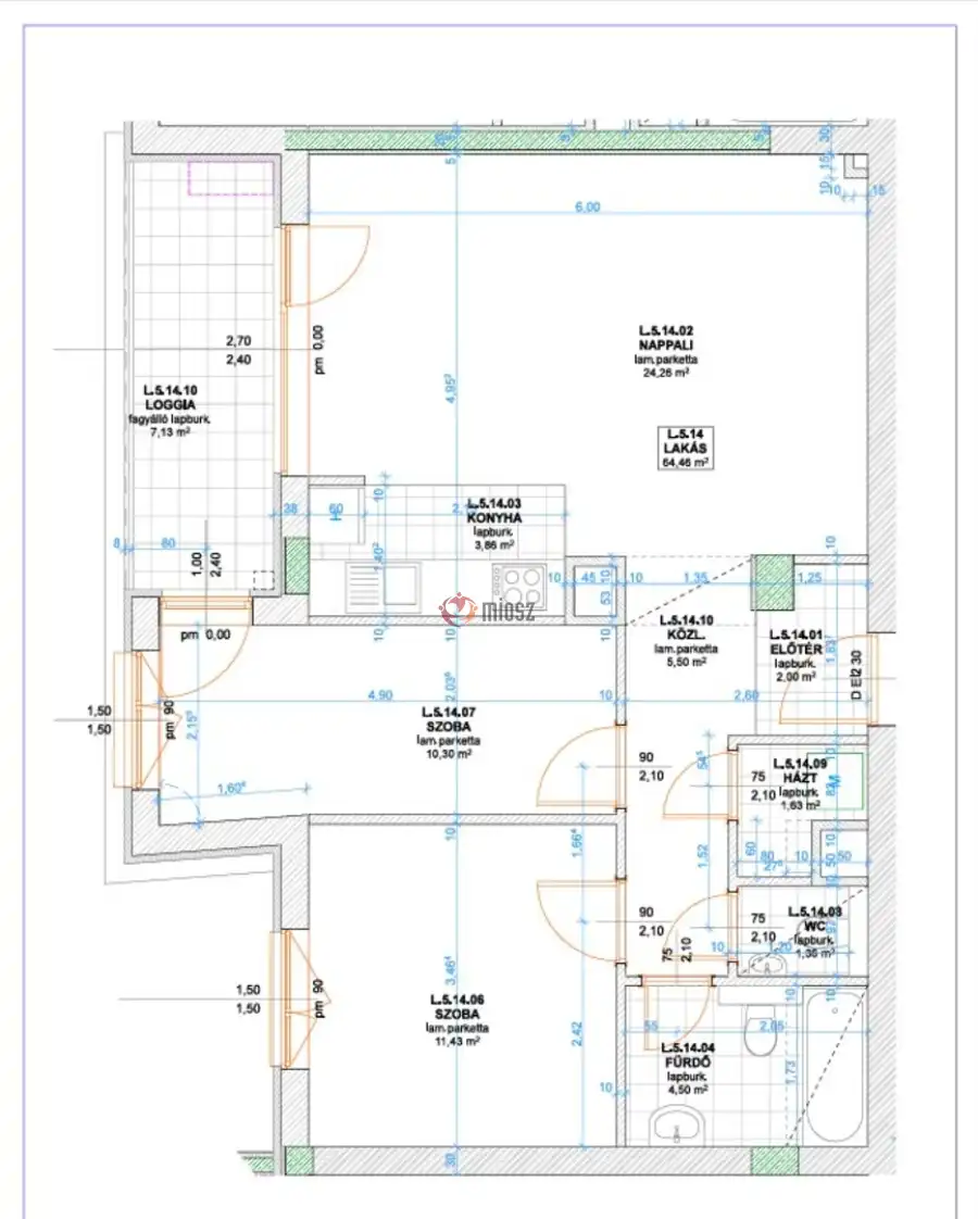 eladó újszerű téglalakás, Budapest, IX. kerület